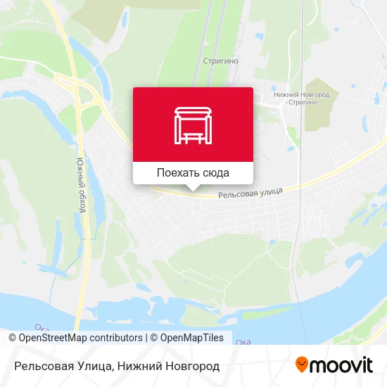 Карта Рельсовая Улица