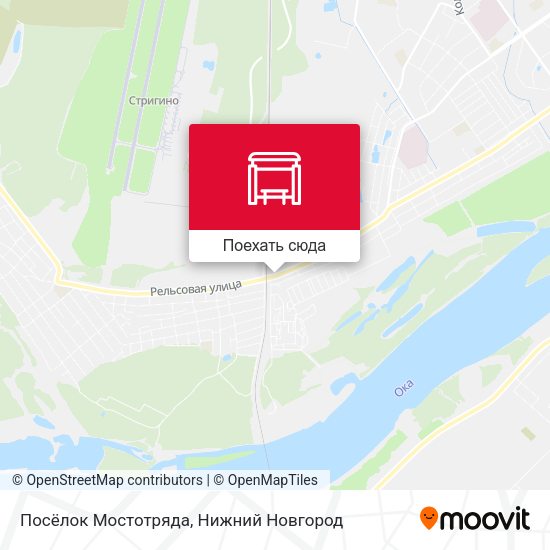 Карта Посёлок Мостотряда