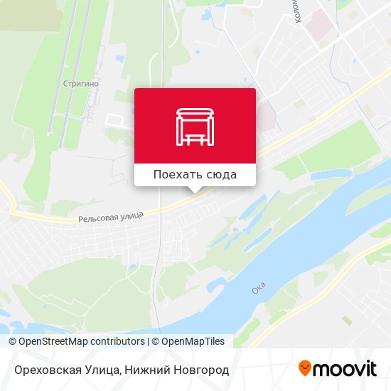 Карта Ореховская Улица