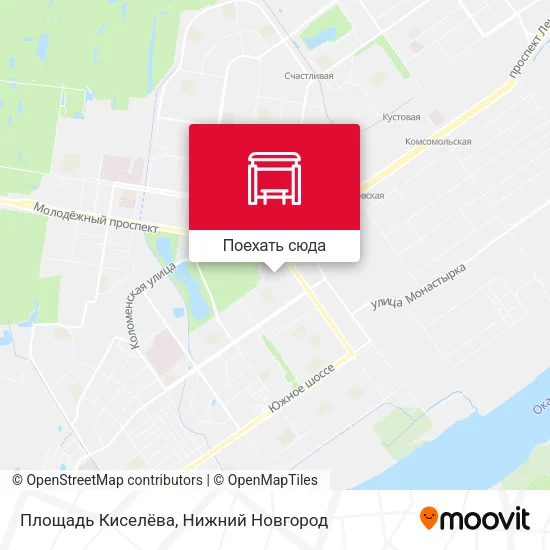 Карта Площадь Киселёва