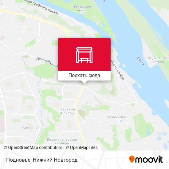 Карта Подновье