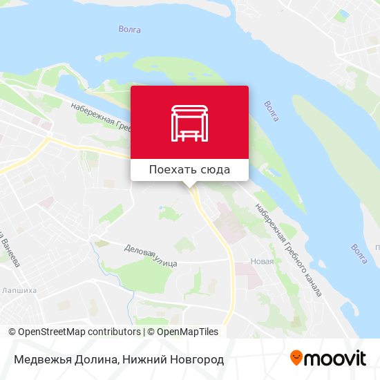 Карта Медвежья Долина