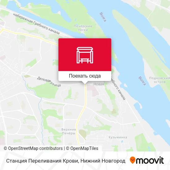 Карта Станция Переливания Крови