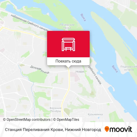 Карта Станция Переливания Крови