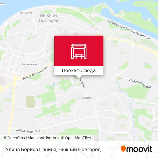 Карта Улица Бориса Панина