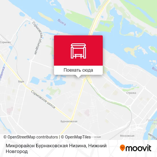 Карта Микрорайон Бурнаковская Низина