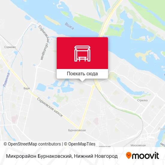 Карта Микрорайон Бурнаковский