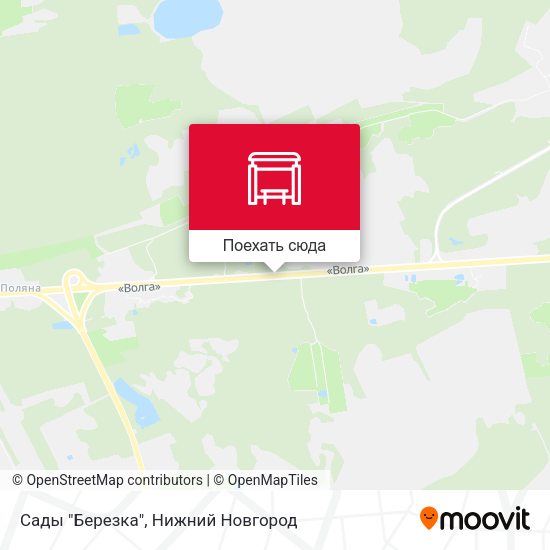 Карта Сады "Березка"