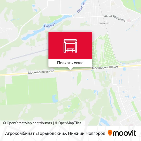 Карта Агрокомбинат «Горьковский»