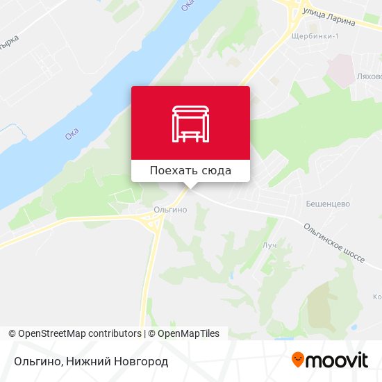 Карта Ольгино