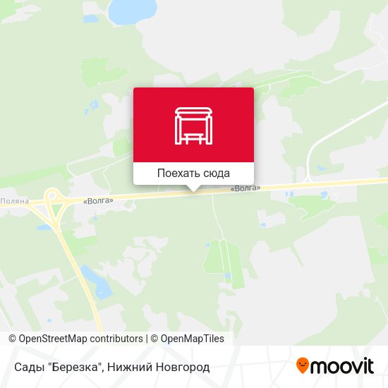 Карта Сады "Березка"