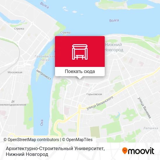 Карта Архитектурно-Строительный Университет