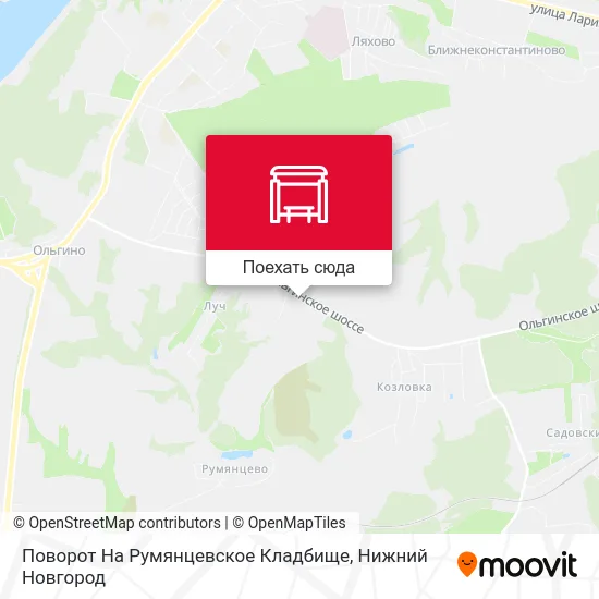 Карта Поворот На Румянцевское Кладбище