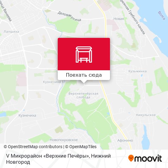 Карта V Микрорайон «Верхние Печёры»