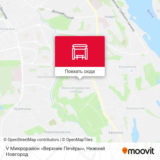 Карта V Микрорайон «Верхние Печёры»