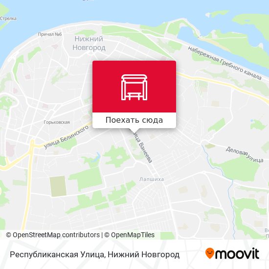 Карта Республиканская Улица