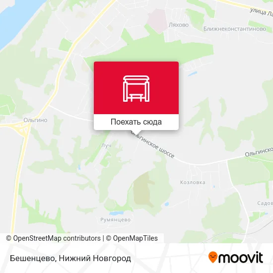 Карта Бешенцево