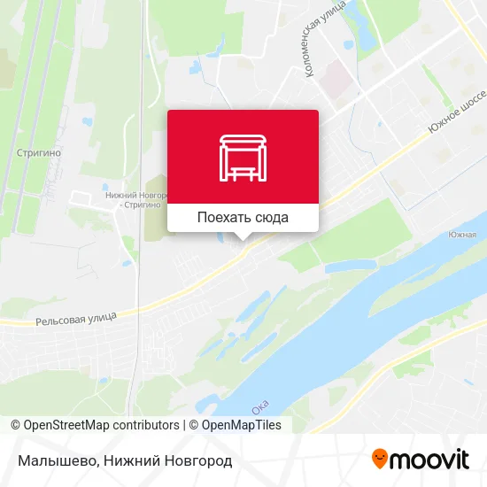 Карта Малышево