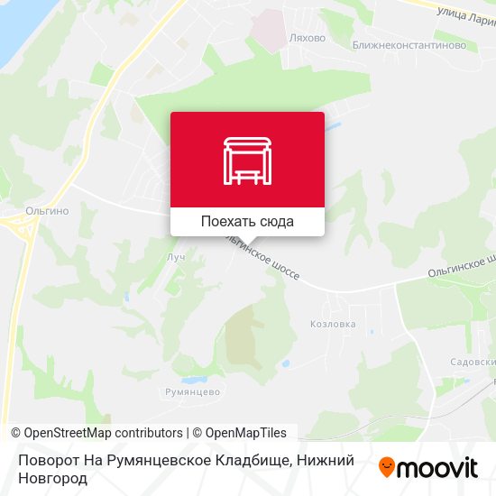 Карта Поворот На Румянцевское Кладбище