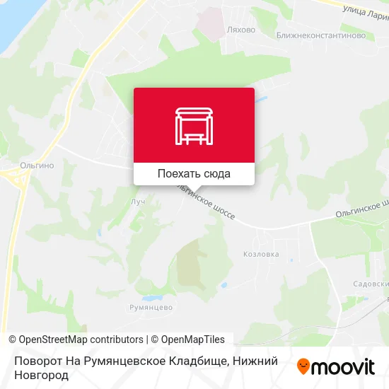 Карта Поворот На Румянцевское Кладбище