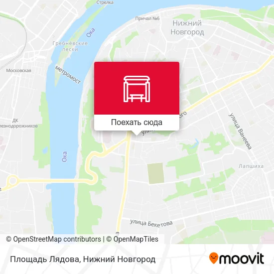 Карта Площадь Лядова
