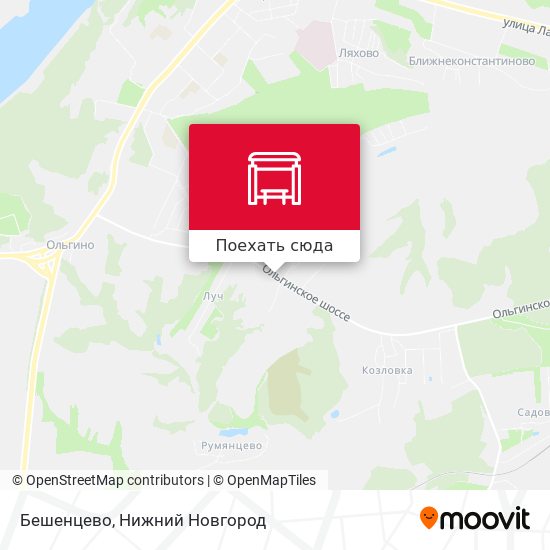 Карта Бешенцево