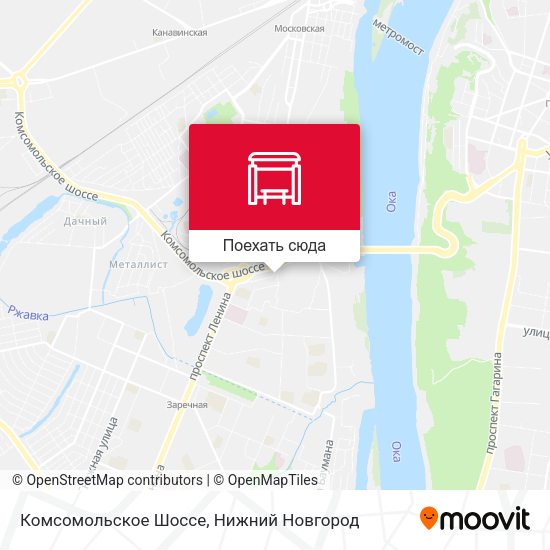 Карта Комсомольское Шоссе