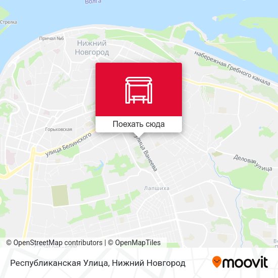 Карта Республиканская Улица