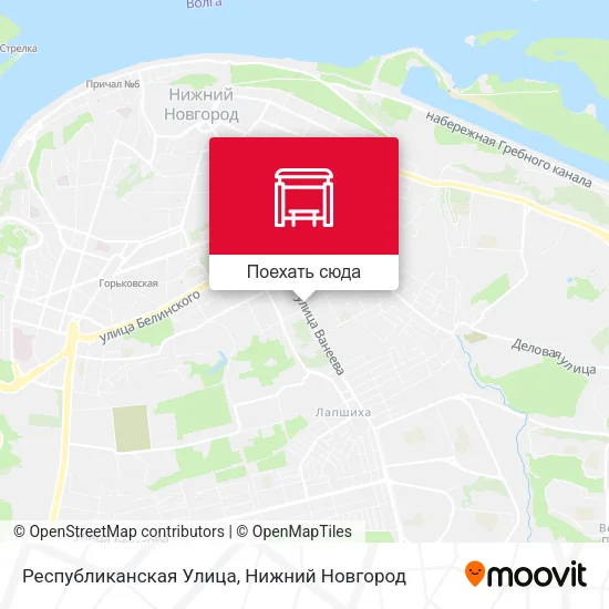 Карта Республиканская Улица