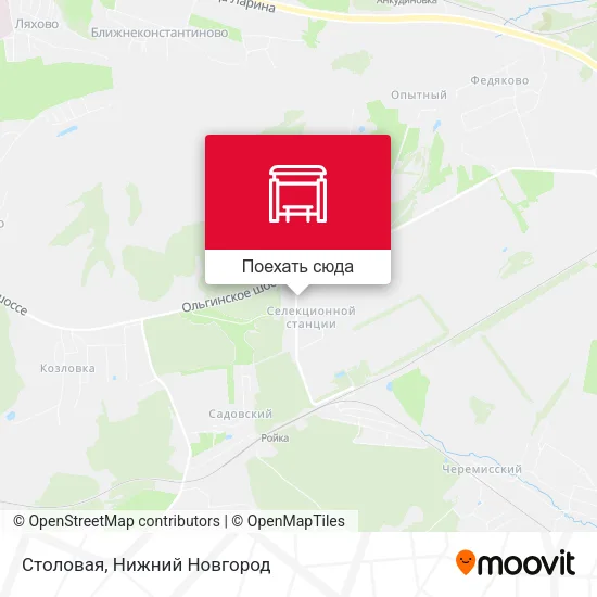 Карта Столовая