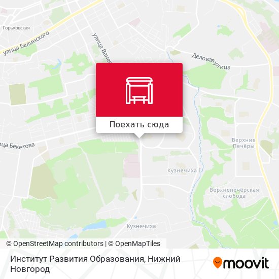 Карта Институт Развития Образования