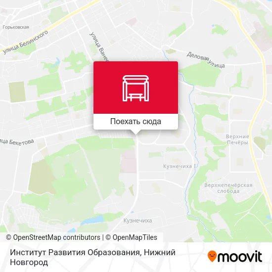 Карта Институт Развития Образования