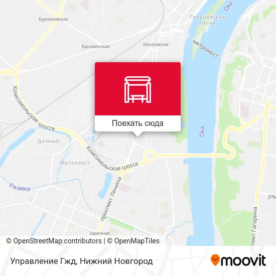 Карта Управление Гжд