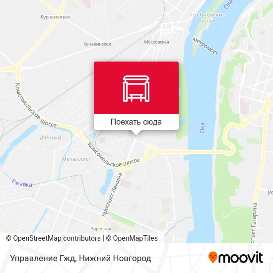 Карта Управление Гжд