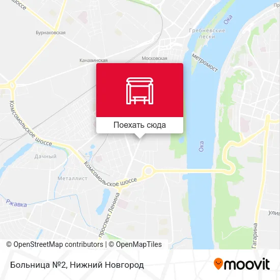 Карта Больница №2