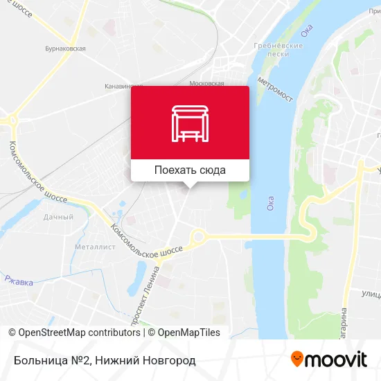 Карта Больница №2