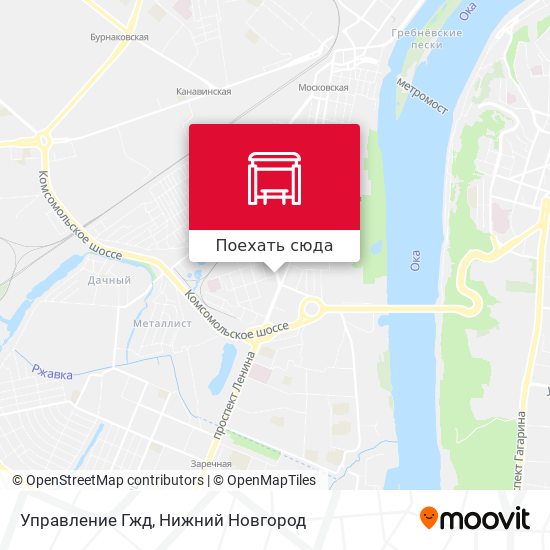 Карта Управление Гжд
