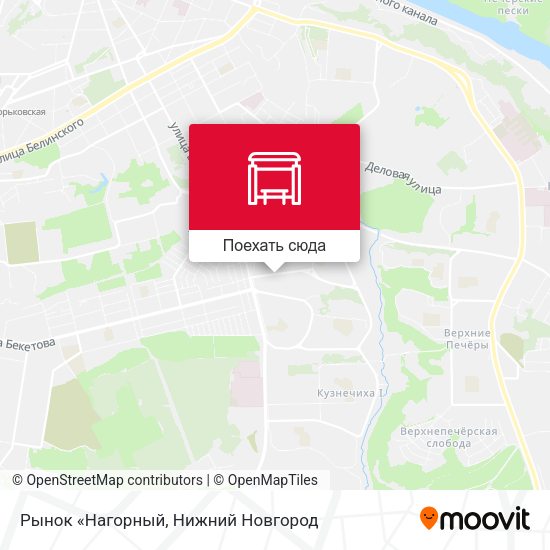 Карта Рынок «Нагорный