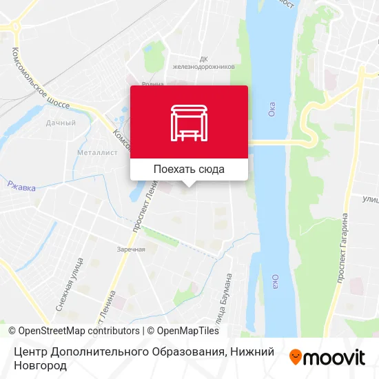 Карта Центр Дополнительного Образования