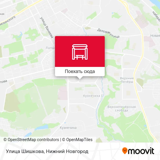 Карта Улица Шишкова