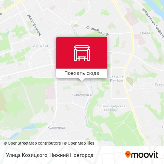 Карта Улица Козицкого