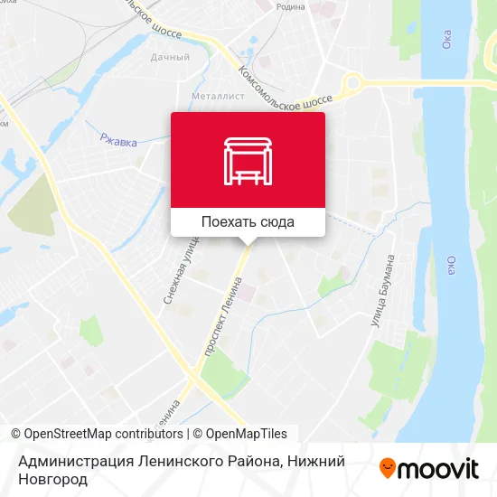 Карта Администрация Ленинского Района