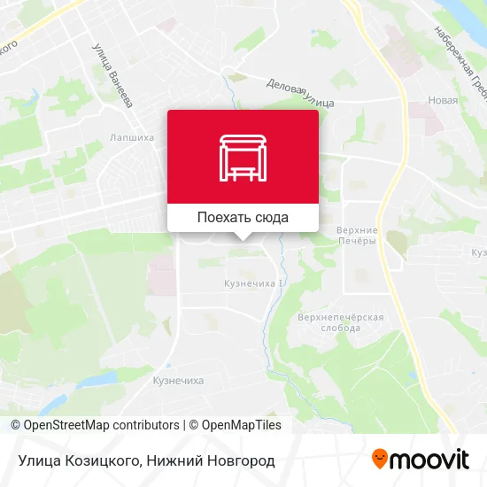 Карта Улица Козицкого