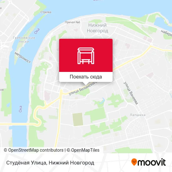 Карта Студёная Улица
