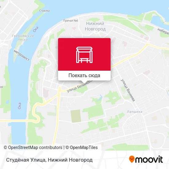 Карта Студёная Улица