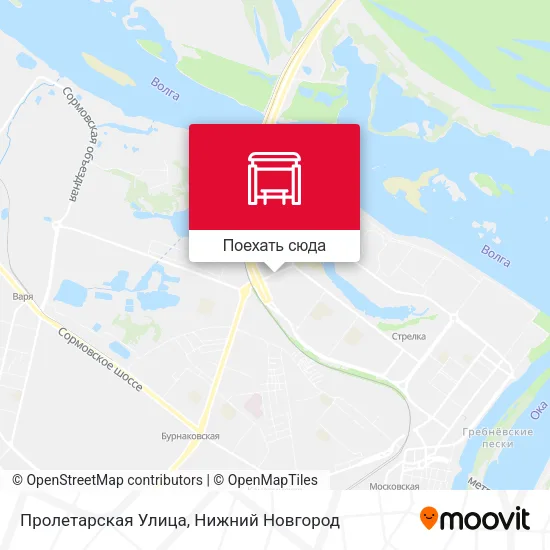Карта Пролетарская Улица