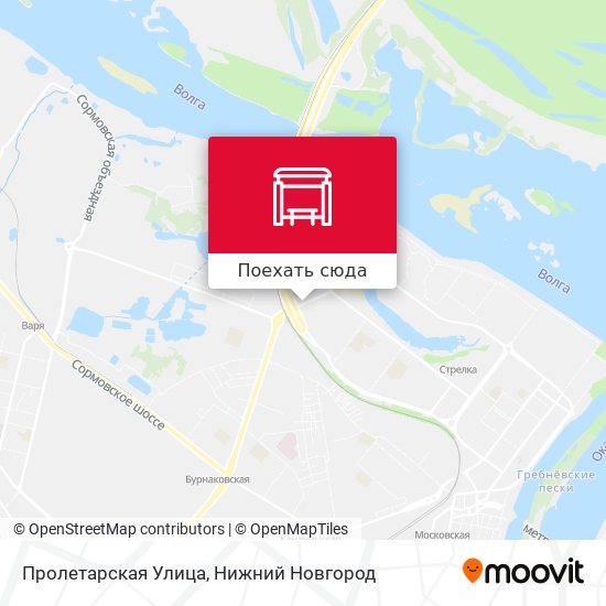 Карта Пролетарская Улица
