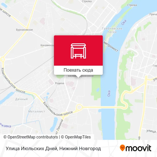 Карта Улица Июльских Дней