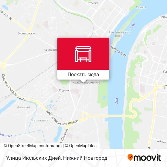 Карта Улица Июльских Дней