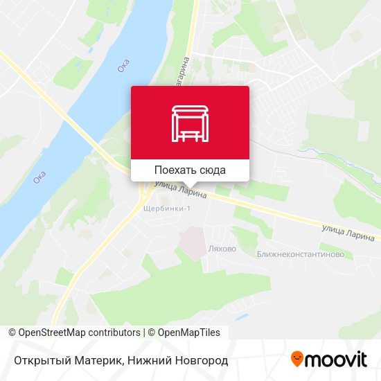 Карта Открытый Материк